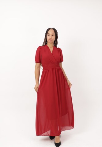 Robe de soirée Elara en rouge