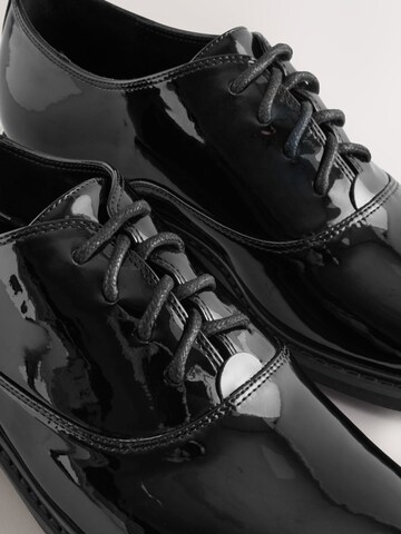 Next Обувь на шнуровке в Черный