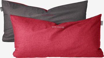 SCHIESSER Pillow 'Doubleface Feinbiber' in Grey: front