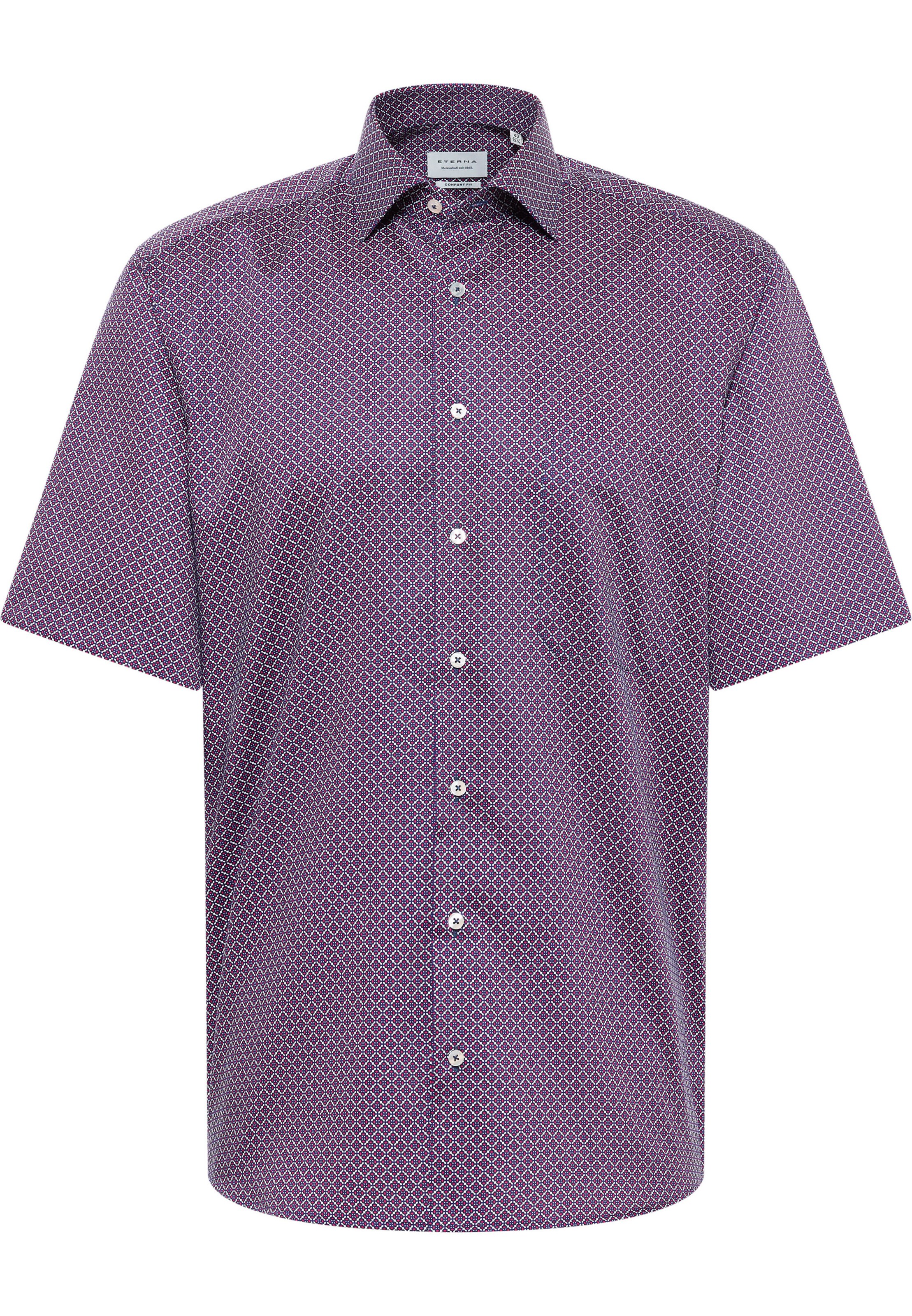 ETERNA Regular fit Zakelijk overhemd in Blauw: voorkant