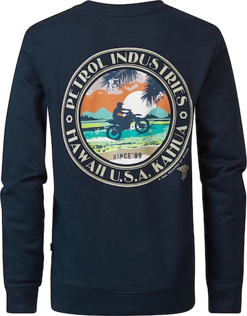 Petrol Industries Sweatshirt 'Scoot' in Blauw