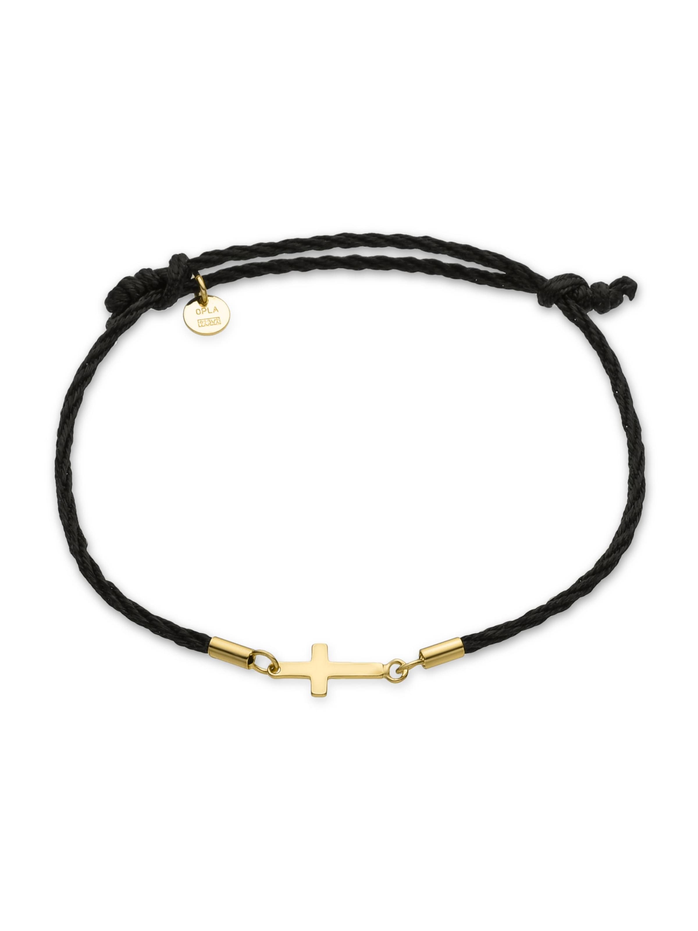 Luxenter Armbånd 'Matuk' i sort: forside