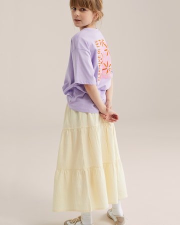 WE Fashion Rok in Geel