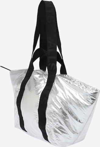 AllSaints Μεγάλη τσάντα σε ασημί