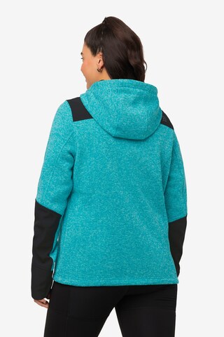 Ulla Popken Sweatjacke in Blau