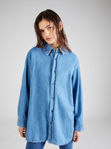 LTB Blouse 'Rissey' in Blauw: voorkant