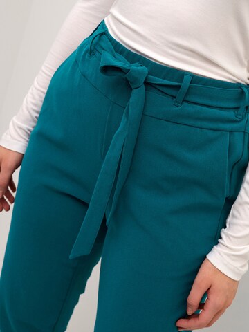 Kaffe Tapered Broek 'Jillian' in Blauw