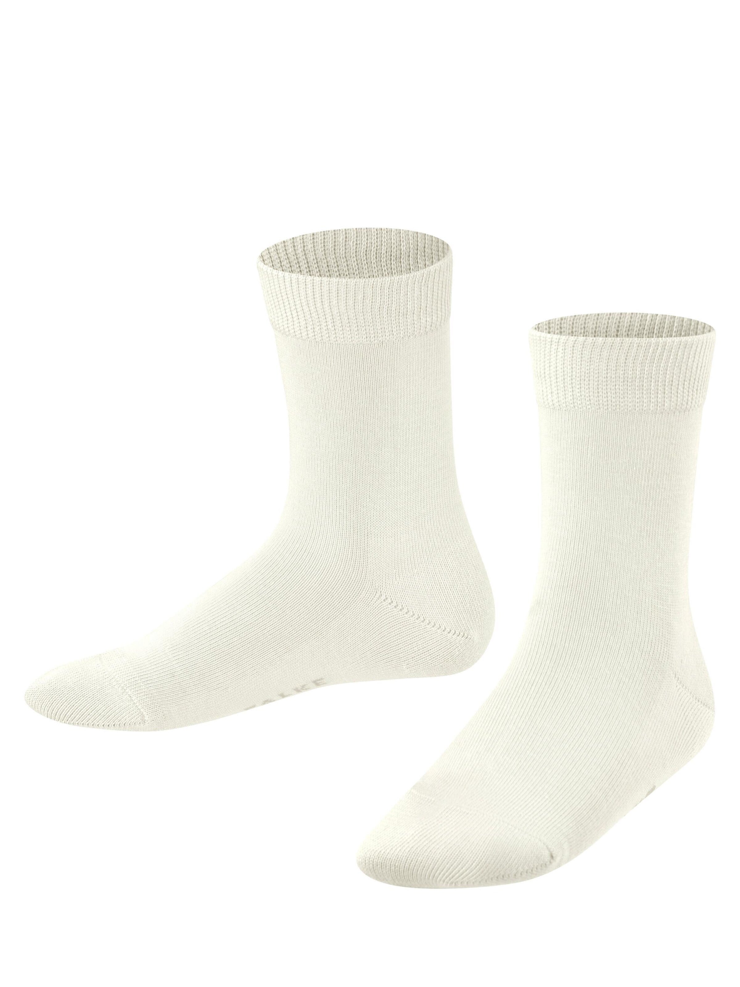 FALKE Socks 'Family' in White: front