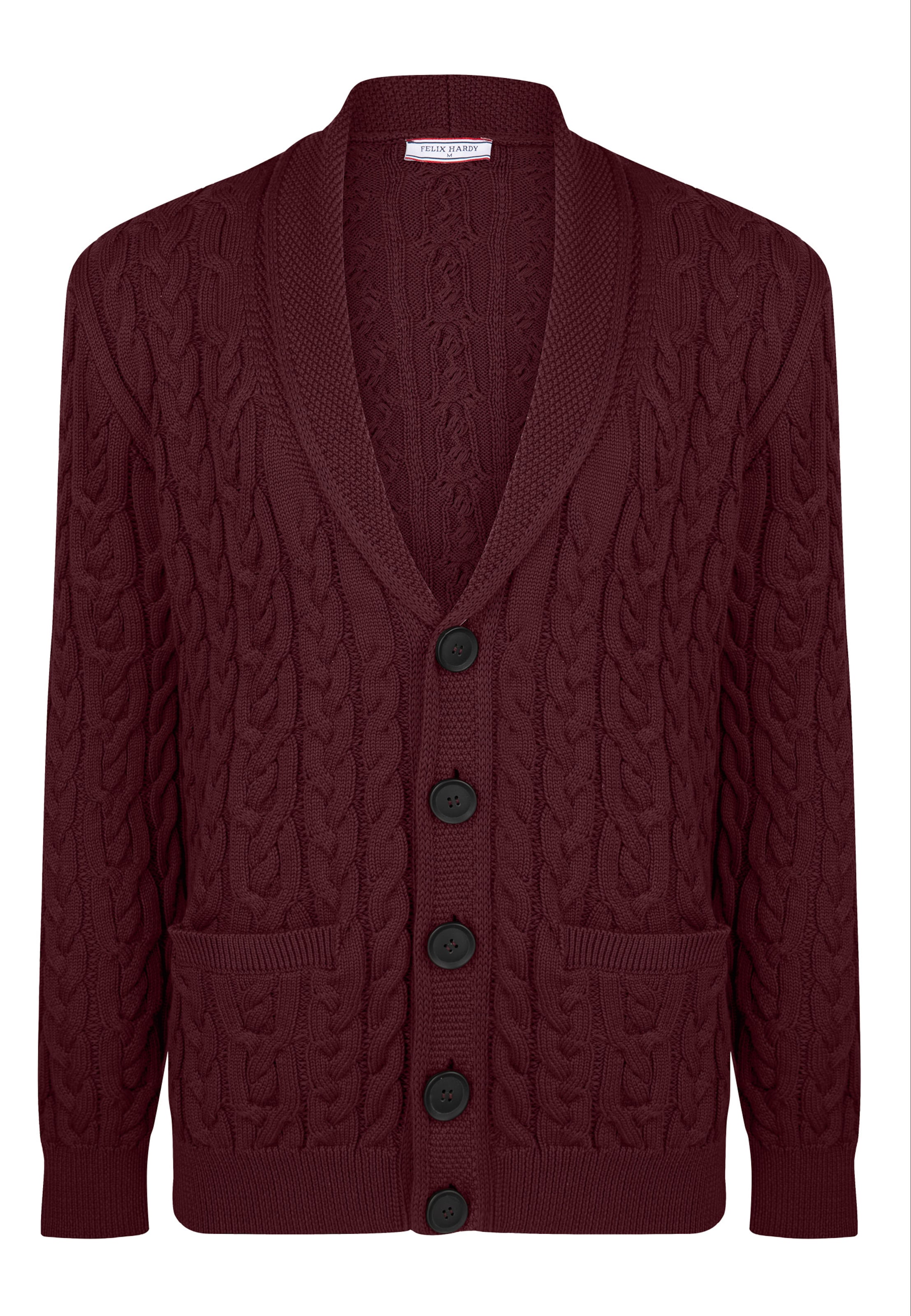 Felix Hardy Вязаная кофта в Красный: спереди