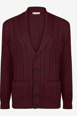 raudona Felix Hardy Kardiganas: priekis