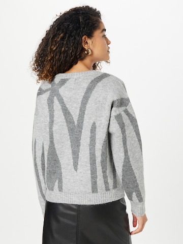 PIECES Sweater 'KAMILLA' in Grey