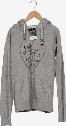 MAISON SCOTCH Sweatshirt & Zip-Up Hoodie in L in Grey: front