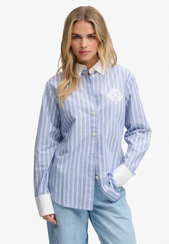 Superdry & Co Blouse in Blauw: voorkant