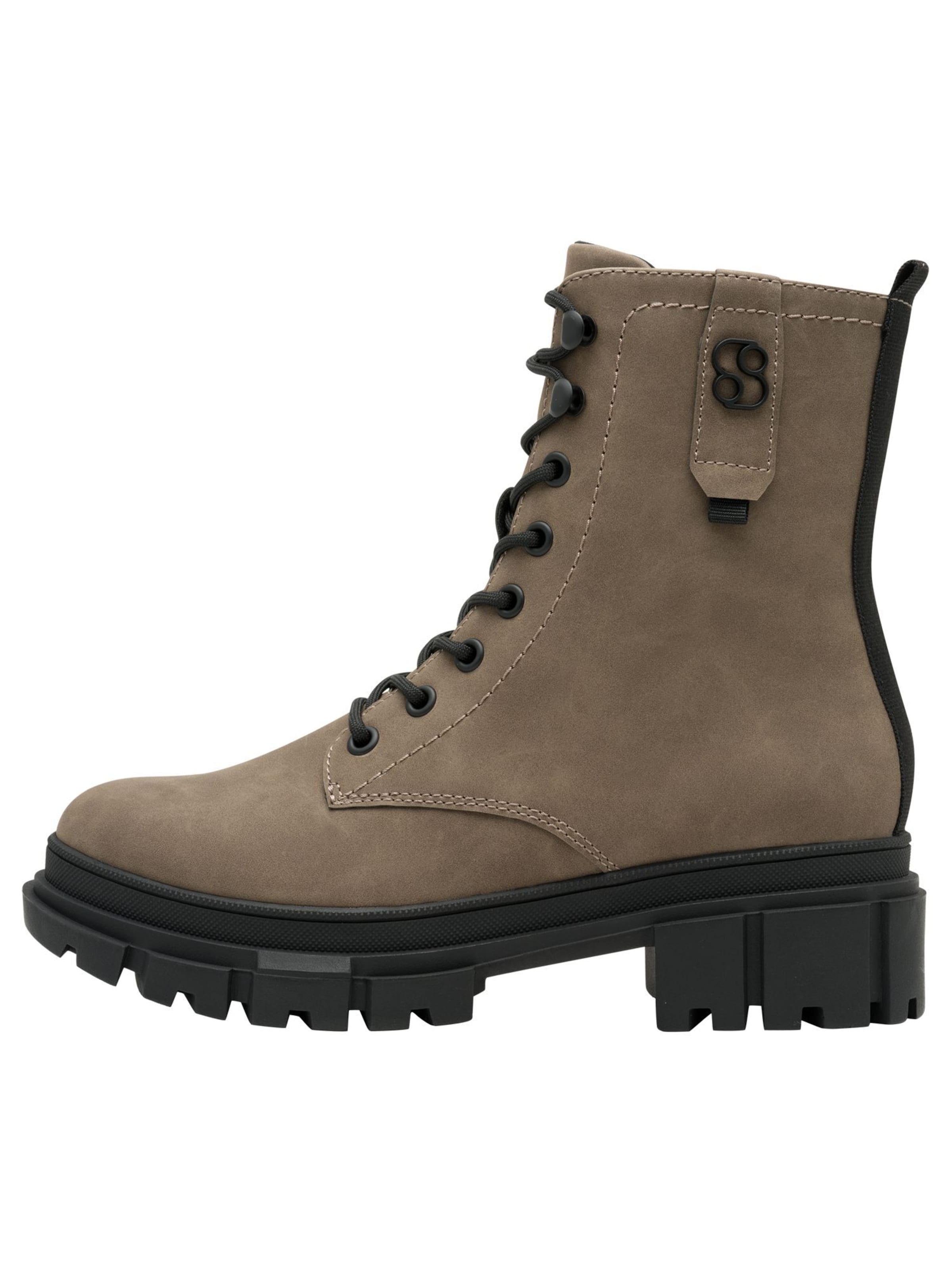 s.Oliver Schnürstiefelette in Beige