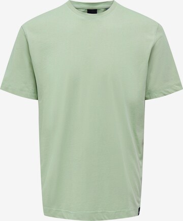 T-Shirt 'Max' Only & Sons en vert : devant