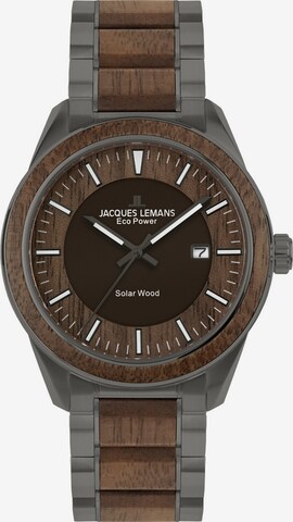 Jacques Lemans Analog Watch in Brown: front