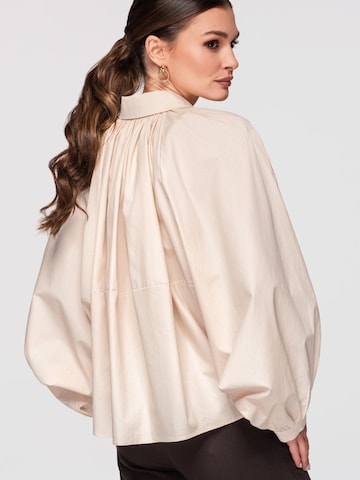 Ombre Bluse‌‌‌‌‌‌‌ in Beige