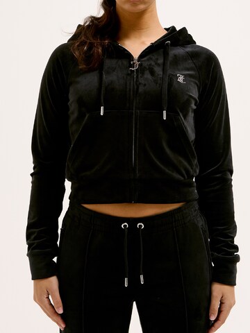 Pullover extra large di Juicy Couture in nero: frontale