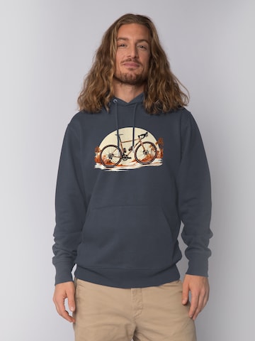 Watapparel Sweatshirt 'Gravelbike' in Grijs: voorkant