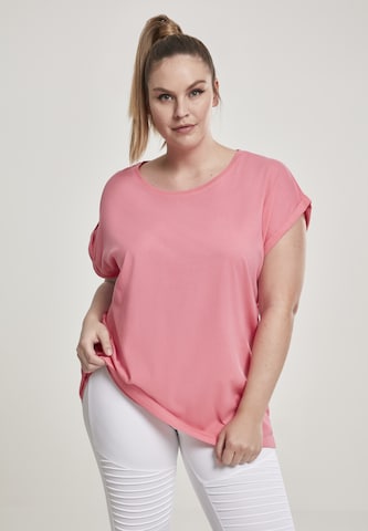 Urban Classics Shirt in Roze: voorkant