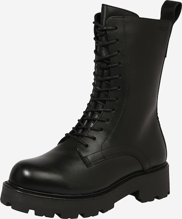 VAGABOND SHOEMAKERS Lace-Up Ankle Boots 'Cosmo 2.0' in Black: front