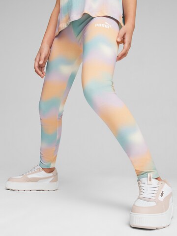 PUMA Skinny Leggings 'ESS SUMMER DAZE' in Orange: front