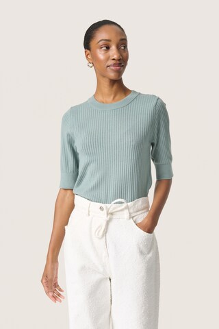 Pull-over 'Spina' SOAKED IN LUXURY en bleu : devant