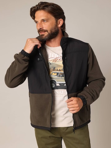 Deeluxe Jacke 'CRUMBSON' in Braun: Vorderseite