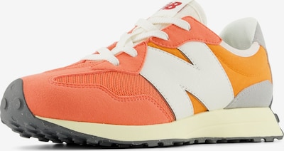 new balance Baskets '327' en jaune / orange / blanc, Vue avec produit