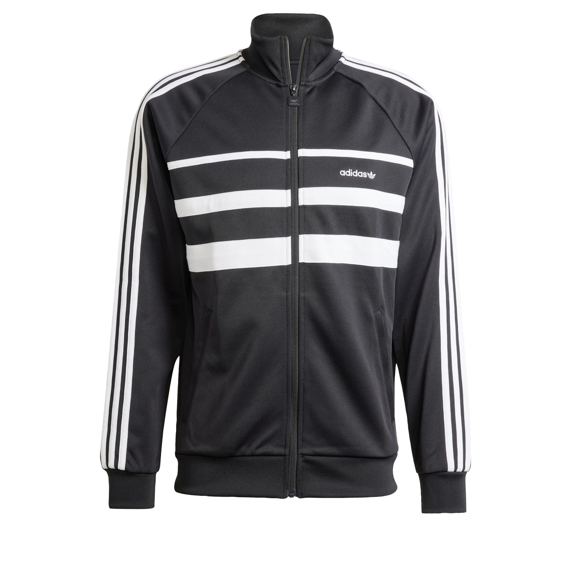 Veste de survêtement 'The First' ADIDAS ORIGINALS en noir : devant
