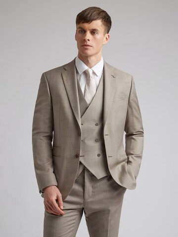 Coupe regular Veste de costume Ted Baker en gris : devant