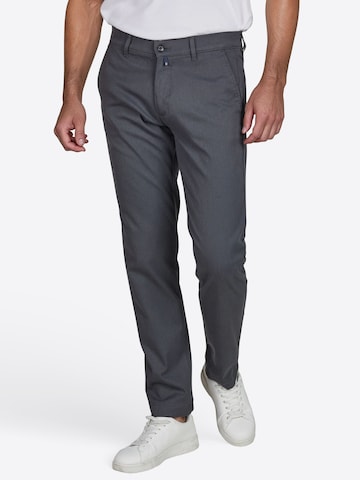PIERRE CARDIN Tapered Chino 'Calais' in Grijs: voorkant