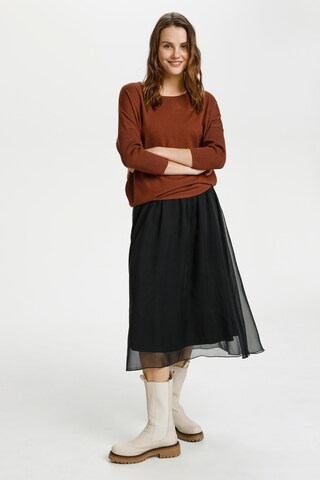 SAINT TROPEZ Sweater 'Mila' in Brown