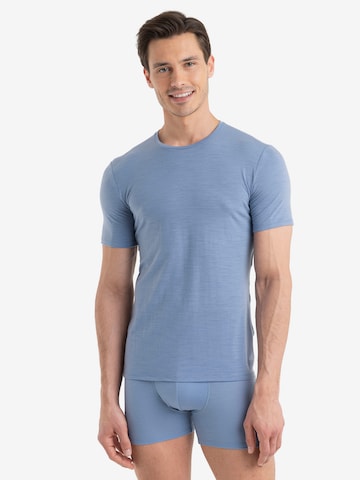 ICEBREAKER Base layer 'Anatomica' in Blue: front