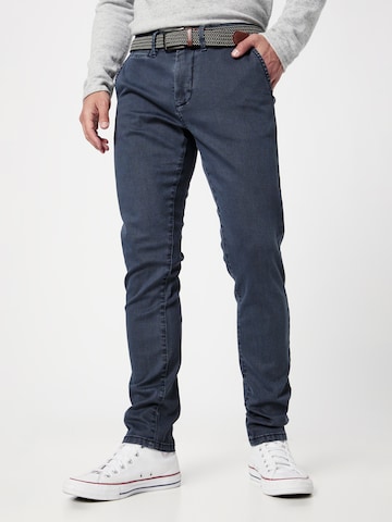 INDICODE JEANS Slimfit Jeans in Blauw: voorkant