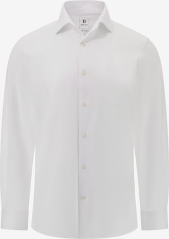 Boggi Milano Regular Fit Hemd in Weiß: Vorderseite