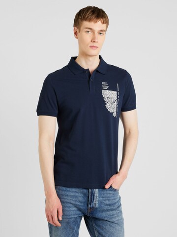 s.Oliver Poloshirt in Blau: Vorderseite