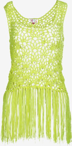 Tops en tricot IZIA en vert : devant