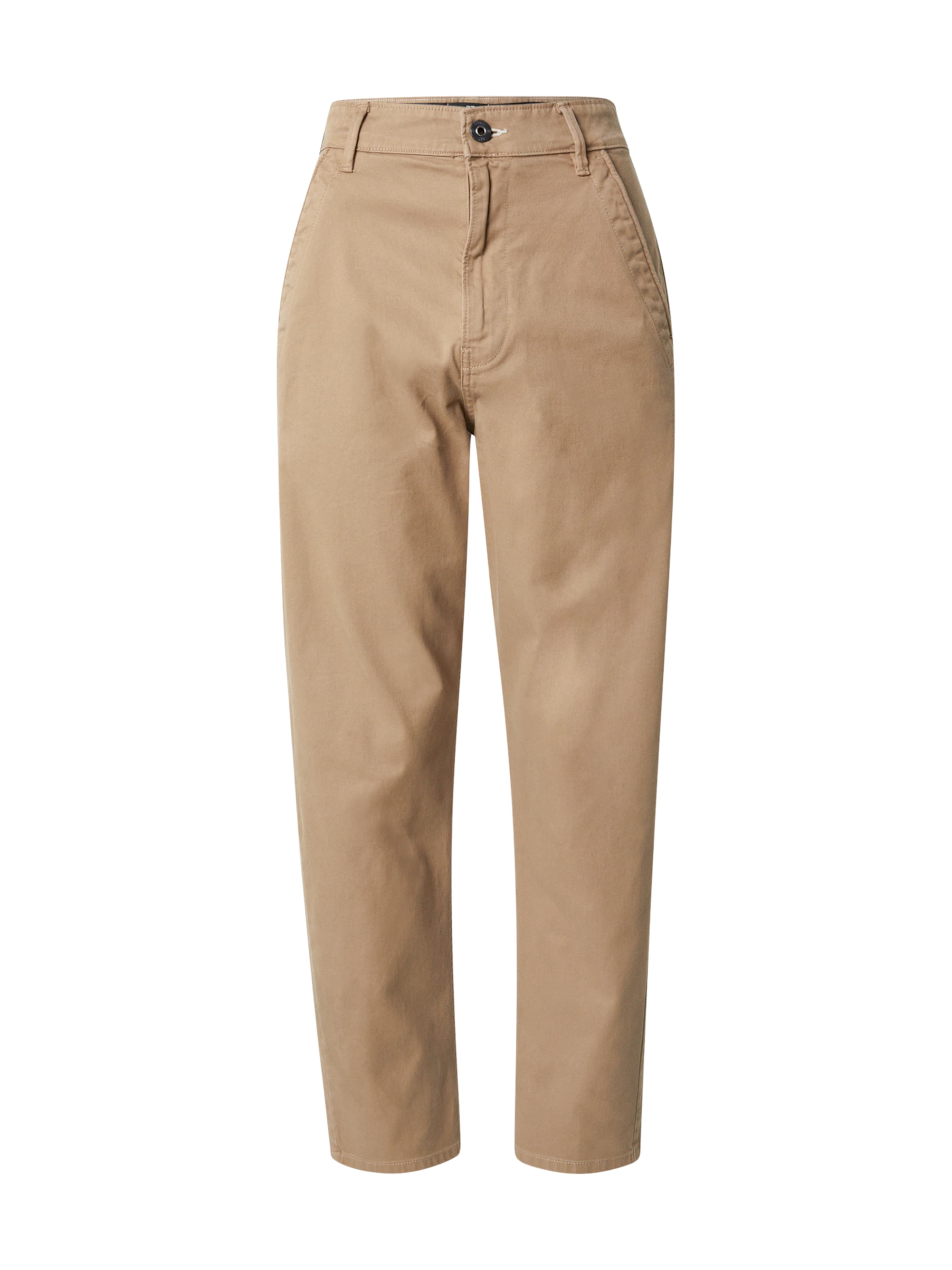 G-STAR Ohlapna forma Hlače | rjava barva: sprednja stran