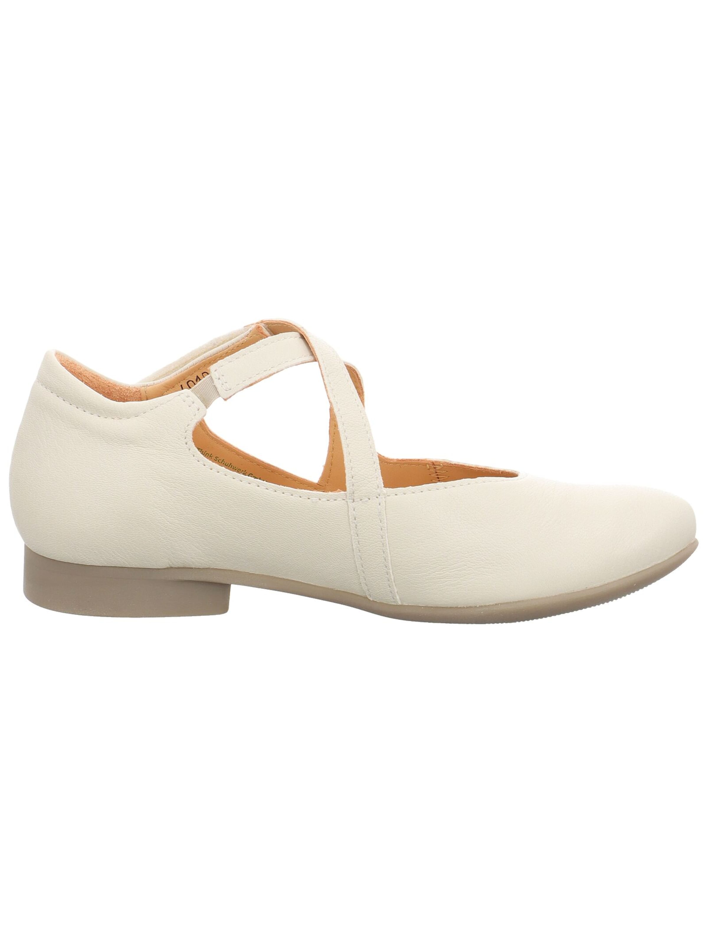 Ballerines à lanières THINK! en beige