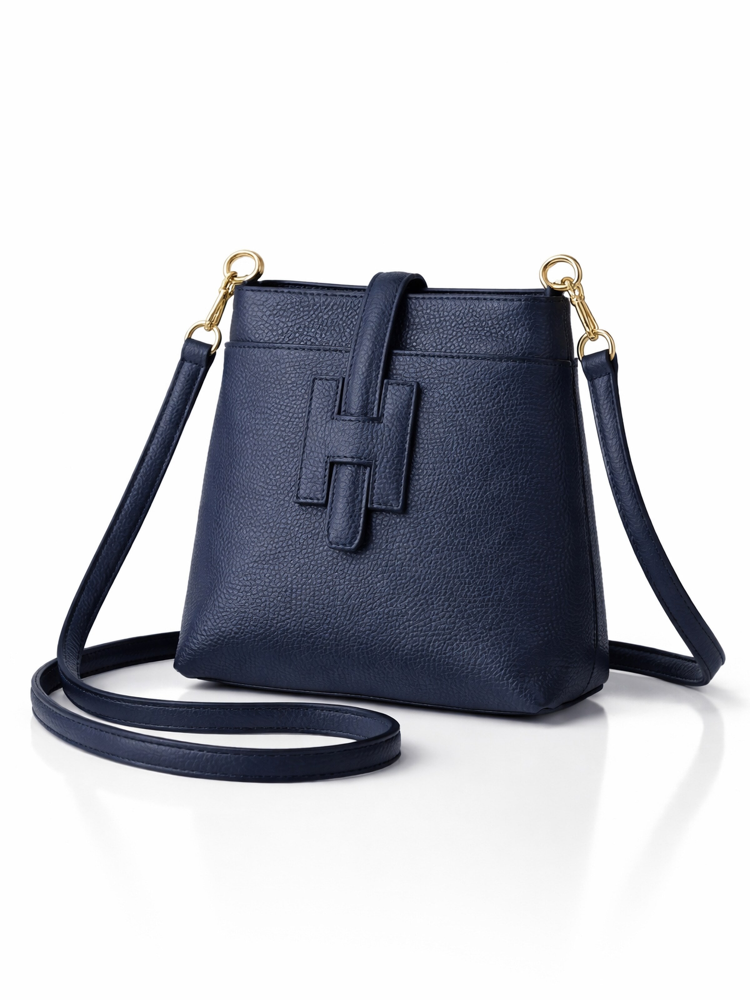COLLEZIONE ALESSANDRO Crossbody Bag 'Holunder' in Blue: front