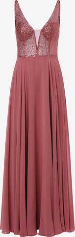 Marie Lund Evening Dress in Pink: front