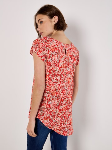 Chemisier Apricot en rouge