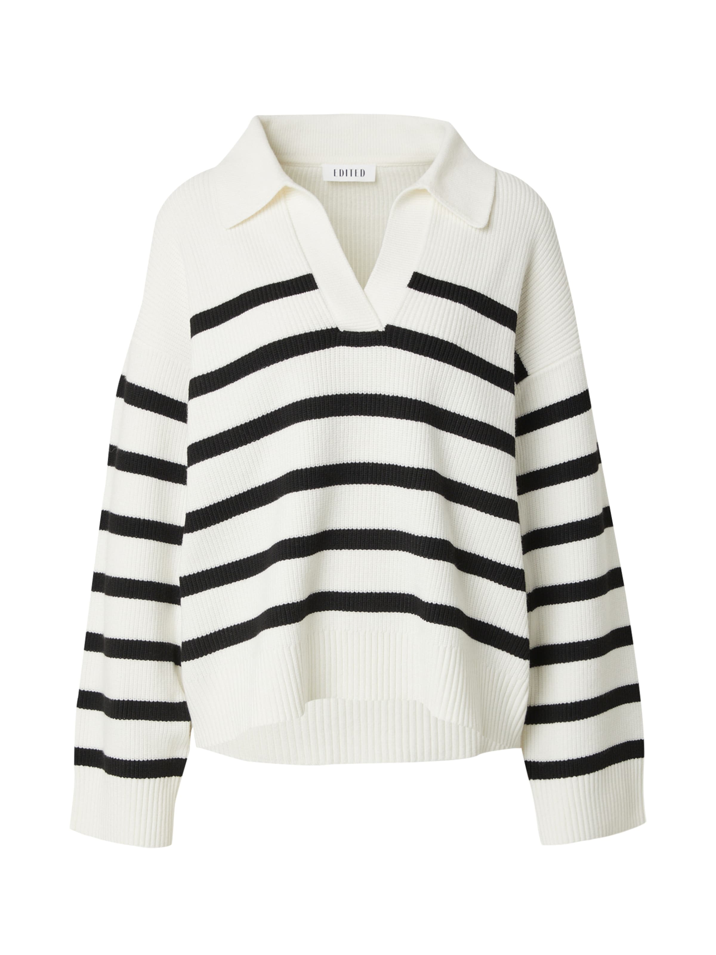 Pullover 'Taria' di EDITED in bianco: frontale