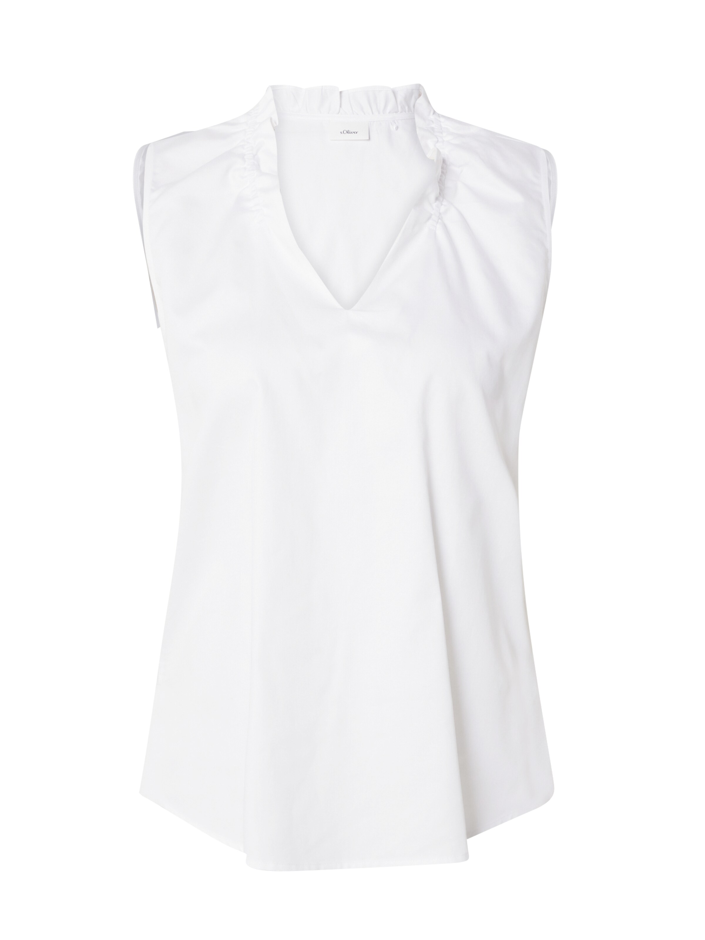 s.Oliver BLACK LABEL Bluse in Weiß: Vorderseite