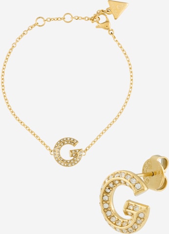 Parure de bijoux GUESS en or : devant