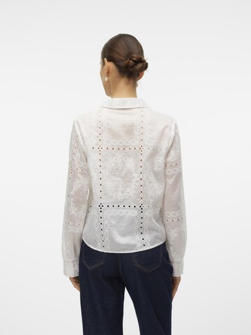VERO MODA Bluse in Weiß