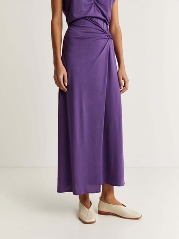 Scalpers Skirt in Purple: front