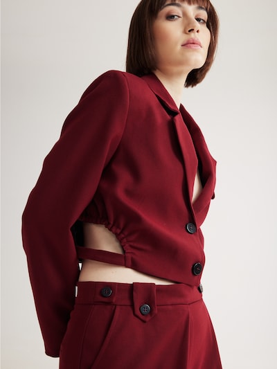 Sacou 'Tia' 4TAILORS pe roşu închis, Vizualizare produs