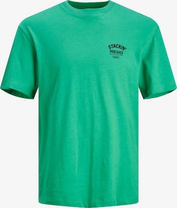 JACK & JONES Koszulka 'CHEW' w kolorze zielony: przód